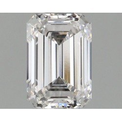 Diament laboratoryjny bezbarwny szlif szmaragdowy, 0.97ct, VVS2, E, IGI LG675505030