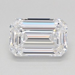 Diament laboratoryjny bezbarwny szlif szmaragdowy, 1.34ct, VVS1, D, IGI LG671417798