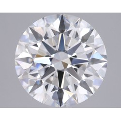 Diament laboratoryjny bezbarwny szlif okrągły, 2.48ct, VVS1, D, GIA 6481391835