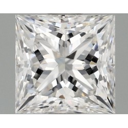 Diament laboratoryjny bezbarwny szlif princess, 1.09ct, VVS2, E, IGI LG702536006
