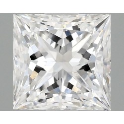 Diament laboratoryjny bezbarwny szlif princess, 1.08ct, VVS2, E, IGI LG723575590