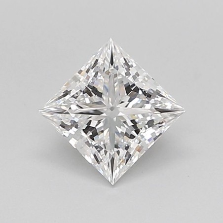 Diament laboratoryjny bezbarwny szlif princess, 1.01ct, IF, D, IGI LG743567348