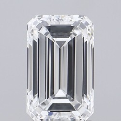 Diament laboratoryjny bezbarwny szlif szmaragdowy, 2.02ct, VVS1, D, IGI LG713547106