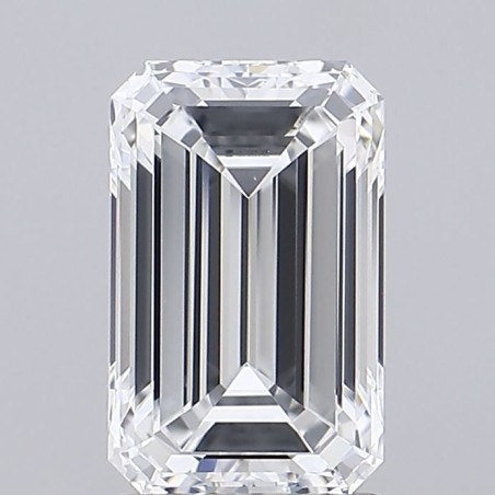 Diament laboratoryjny bezbarwny szlif szmaragdowy, 2.02ct, VVS1, D, IGI LG713547106