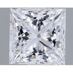 Diament laboratoryjny bezbarwny szlif princess, 1.52ct, VVS1, D, IGI LG726526736