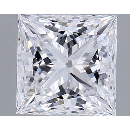 Diament laboratoryjny bezbarwny szlif princess, 1.52ct, VVS1, D, IGI LG726526736