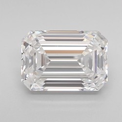 Diament laboratoryjny bezbarwny szlif szmaragdowy, 2.0ct, VVS1, D, IGI LG724501929
