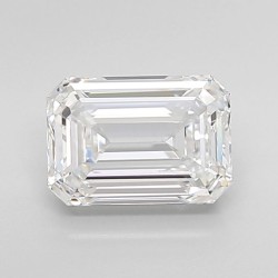 Diament laboratoryjny bezbarwny szlif szmaragdowy, 2.0ct, VVS2, D, IGI LG737590788