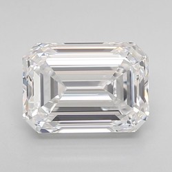 Diament laboratoryjny bezbarwny szlif szmaragdowy, 2.0ct, VVS2, D, IGI LG723516330