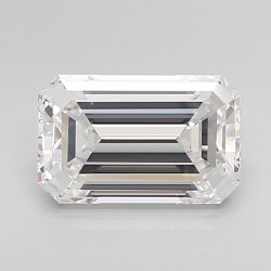 Diament laboratoryjny bezbarwny szlif szmaragdowy, 2.01ct, IF, D, IGI LG662447018