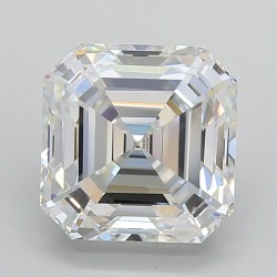 Diament laboratoryjny bezbarwny szlif szmaragdowy kwadratowy, 3.0ct, IF, F, IGI LG633427882