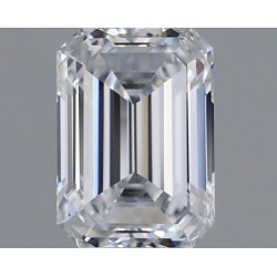 Diament laboratoryjny bezbarwny szlif szmaragdowy, 0.98ct, VVS2, E, IGI LG650408551