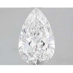 Diament laboratoryjny bezbarwny szlif gruszkowy, 1.5ct, VVS2, D, IGI LG693512663