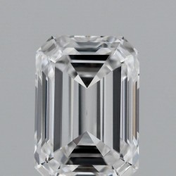 Diament laboratoryjny bezbarwny szlif szmaragdowy, 1.93ct, VVS1, D, IGI LG722533143