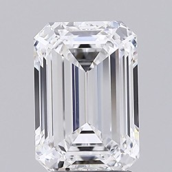 Diament laboratoryjny bezbarwny szlif szmaragdowy, 2.29ct, VVS1, D, IGI LG715565427
