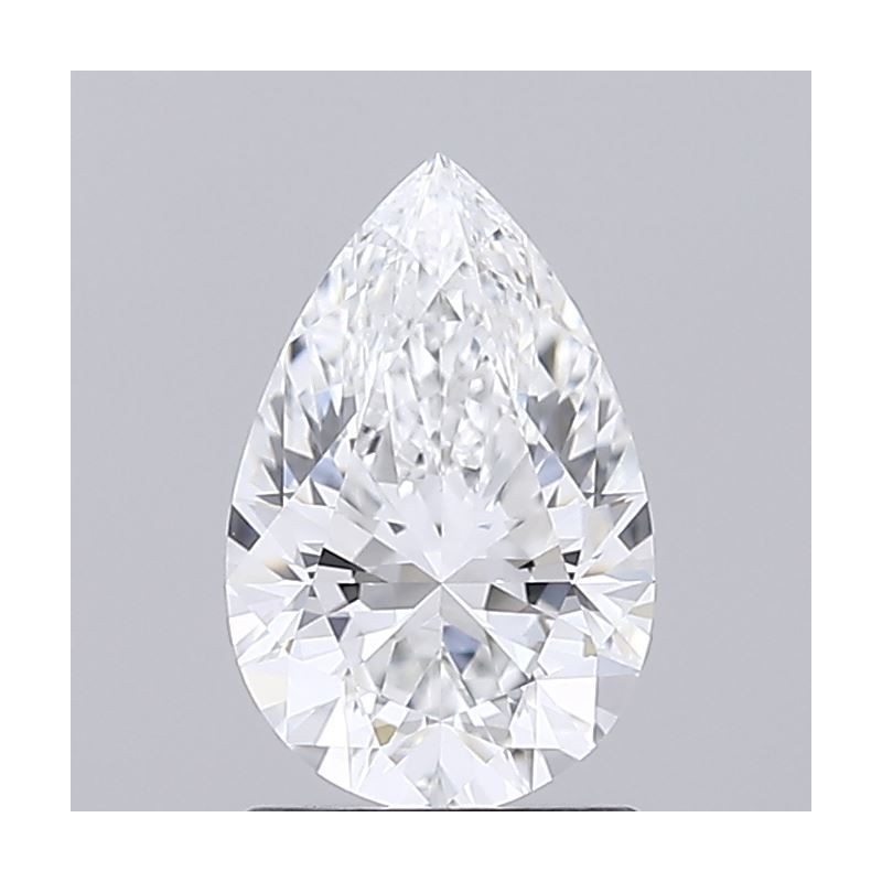 Diament laboratoryjny bezbarwny szlif gruszkowy, 1.23ct, VVS2, E, IGI LG720586517