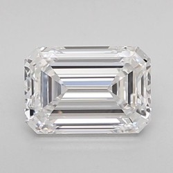 Diament laboratoryjny bezbarwny szlif szmaragdowy, 0.99ct, VVS2, D, IGI LG705509735