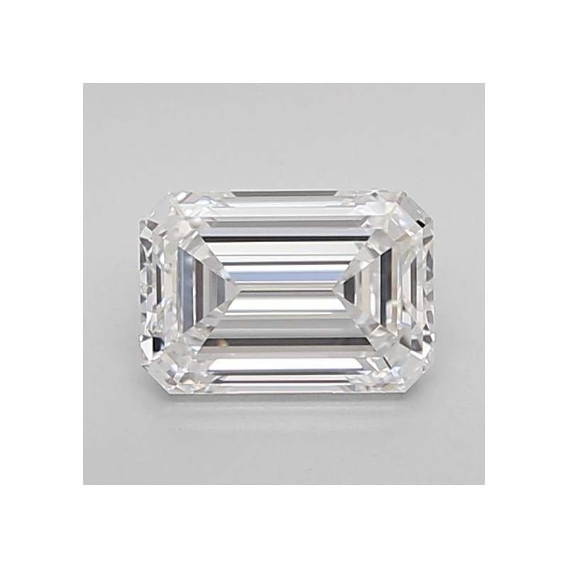 Diament laboratoryjny bezbarwny szlif szmaragdowy, 0.99ct, VVS2, D, IGI LG705509735