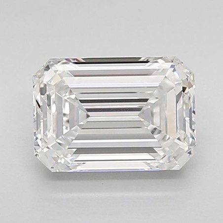 Diament laboratoryjny bezbarwny szlif szmaragdowy, 1.53ct, VVS1, E, IGI LG734533283