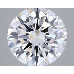Diament laboratoryjny bezbarwny szlif okrągły, 2.7ct, VVS2, E, GIA 6532145503