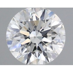 Diament szlif okrągły, 0.5ct, SI1, H, GIA 7506851262