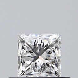 Diament szlif princess, 0.38ct, VS2, F, GIA 6502732001