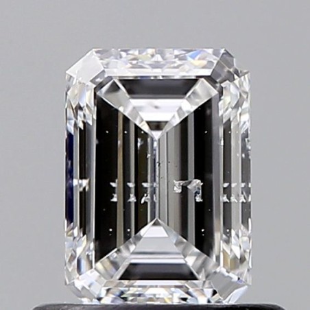 Diament szlif szmaragdowy, 0.6ct, SI2, D, GIA 2454226886