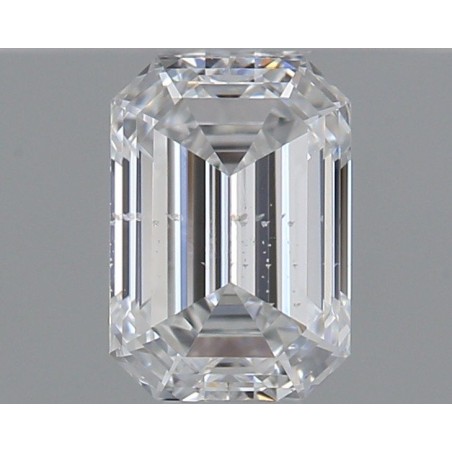 Diament szlif szmaragdowy, 0.4ct, SI2, D, GIA 6491395183