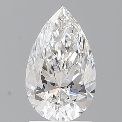Diament laboratoryjny bezbarwny szlif gruszkowy, 1.59ct, VVS2, D, IGI LG704523063