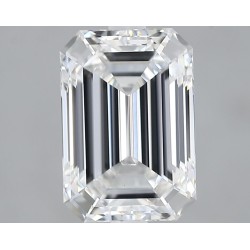 Diament laboratoryjny bezbarwny szlif szmaragdowy, 2.96ct, VVS2, E, IGI LG704589113