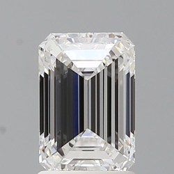 Diament laboratoryjny bezbarwny szlif szmaragdowy, 1.6ct, VVS2, D, IGI LG702556610