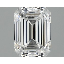 Diament laboratoryjny bezbarwny szlif szmaragdowy, 1.09ct, VVS2, D, IGI LG702592806