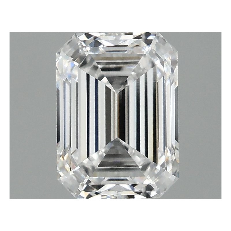 Diament laboratoryjny bezbarwny szlif szmaragdowy, 1.09ct, VVS2, D, IGI LG702592806