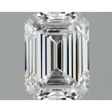 Diament laboratoryjny bezbarwny szlif szmaragdowy, 1.09ct, VVS2, D, IGI LG702592806