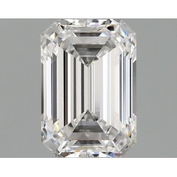 Diament laboratoryjny bezbarwny szlif szmaragdowy, 1.07ct, VVS2, D, IGI LG689591846