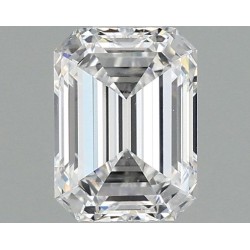 Diament laboratoryjny bezbarwny szlif szmaragdowy, 1.08ct, VVS2, D, IGI LG659442970