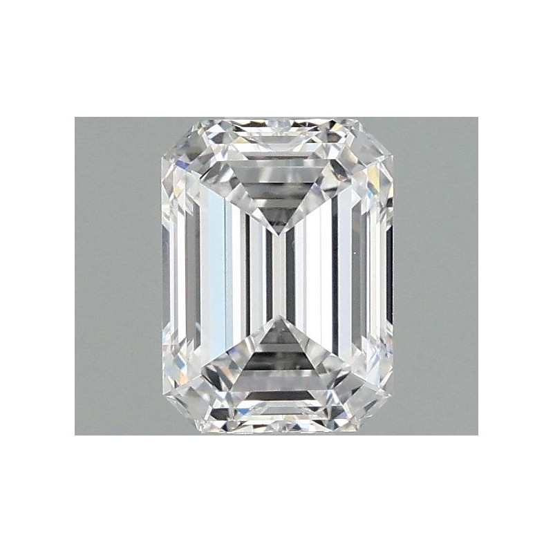 Diament laboratoryjny bezbarwny szlif szmaragdowy, 1.08ct, VVS2, D, IGI LG659442970
