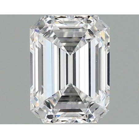 Diament laboratoryjny bezbarwny szlif szmaragdowy, 1.08ct, VVS2, D, IGI LG659442970