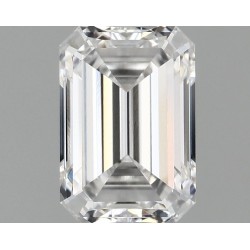 Diament laboratoryjny bezbarwny szlif szmaragdowy, 1.07ct, VVS2, D, IGI LG722575643