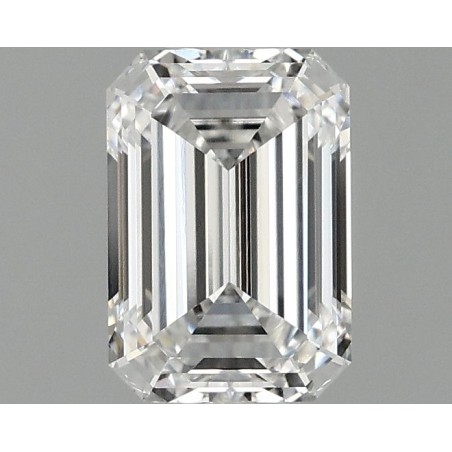 Diament laboratoryjny bezbarwny szlif szmaragdowy, 1.07ct, VVS2, D, IGI LG705544078