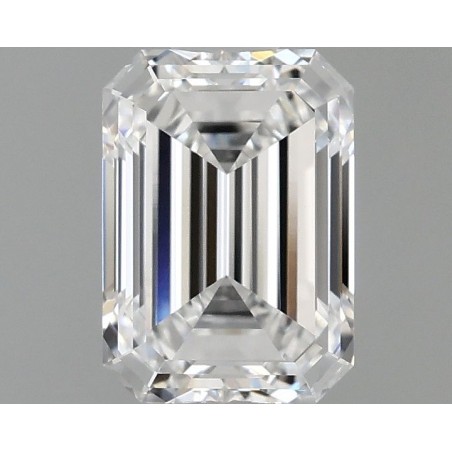 Diament laboratoryjny bezbarwny szlif szmaragdowy, 1.1ct, VVS2, D, IGI LG723582524