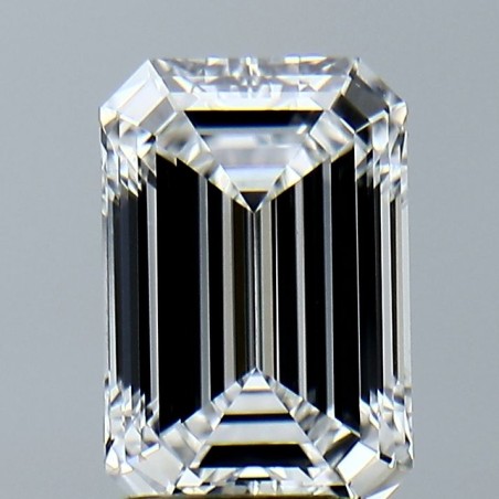 Diament laboratoryjny bezbarwny szlif szmaragdowy, 2.62ct, VVS2, E, IGI LG742527828