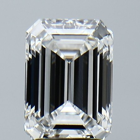 Diament laboratoryjny bezbarwny szlif szmaragdowy, 2.55ct, VVS2, E, IGI LG743507683