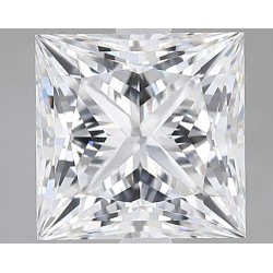 Diament laboratoryjny bezbarwny szlif princess, 2.54ct, VVS2, F, GIA 7533729353