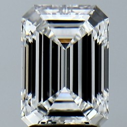 Diament laboratoryjny bezbarwny szlif szmaragdowy, 2.58ct, VVS2, E, IGI LG742527841