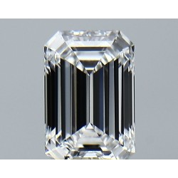 Diament laboratoryjny bezbarwny szlif szmaragdowy, 2.06ct, VVS2, D, GIA 2534727943
