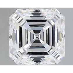 Diament laboratoryjny bezbarwny Asscher, 2.85ct, VVS2, E, GIA 2538739919