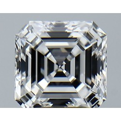 Diament laboratoryjny bezbarwny Asscher, 2.65ct, VVS2, E, GIA 2537726557