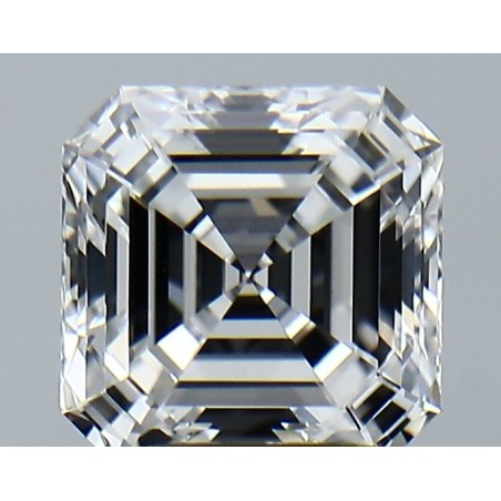 Diament laboratoryjny bezbarwny Asscher, 2.65ct, VVS2, E, GIA 2537726557