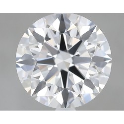 Diament laboratoryjny bezbarwny szlif okrągły, 2.81ct, VVS2, D, GIA 7531728128
